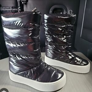 Jeffrey Campbell Snowed 2 Quilted Black Winter Boots